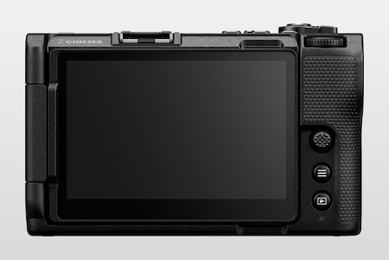 The 4-inch display can be opened and rotated.