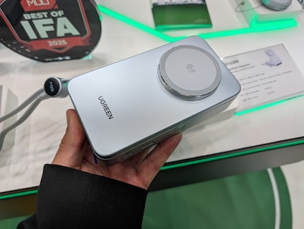 Der Ugreen Magflow Magnetic ist ein ganz schöner Mocken.