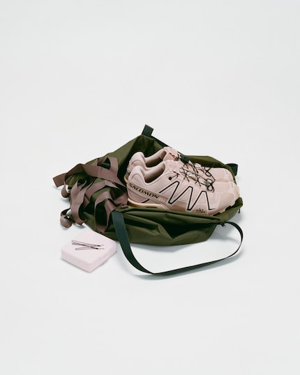 De Speedcross 3 Satin in roze.