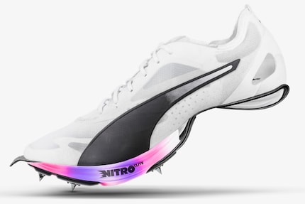 Spikes for Speed – dieser Schuh soll Spitzenleistungen im Sprint ermöglichen.