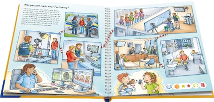 How does forensics work and what does the police laboratory do? Kids can find out in the new Tiptoi title.