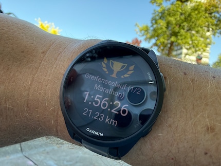 The official time was a bit over that, but it doesn’t matter: I achieved my goal!