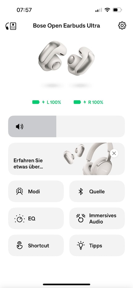 De app biedt varianten op basis van individuele voorkeuren, maar is niet overbelast.