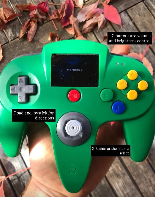 All buttons are retained, but take on new functions from the Game Boy Micro.