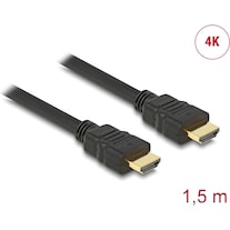 Delock HDMI (Type A) - HDMI (Type A) (1.50 m, HDMI)