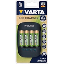 Varta eco charger (1 pcs., AA, 2100 mAh, Battery + charger)