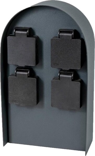 Grafner Garden Socket in Stone Look with Twilight Sensor ON