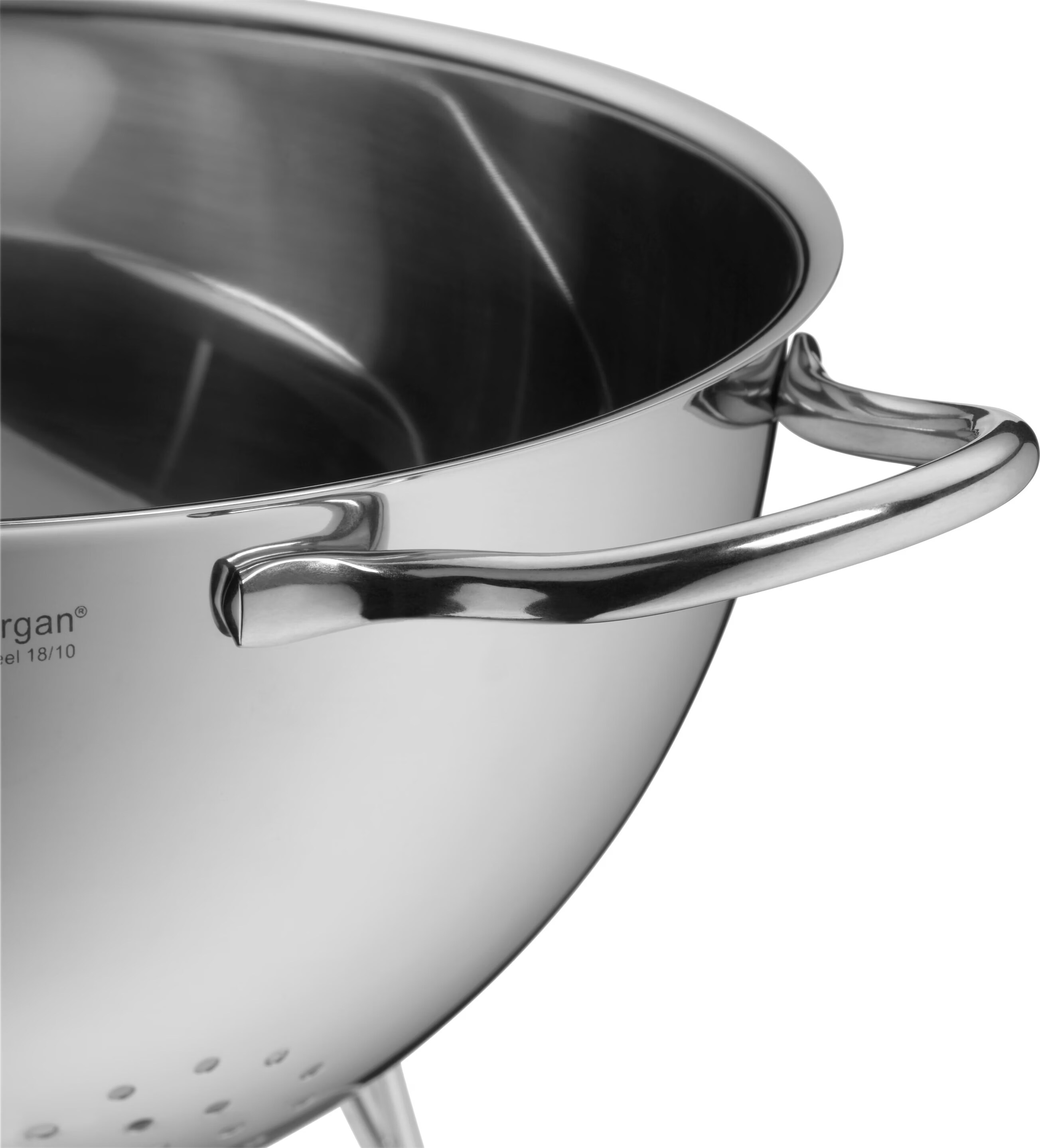 WMF Keuken Vergiet Pasta Zeef 20cm Gourmet Roestvrij Staal Gepolijst 20 Cm Keukenzeef 8188718