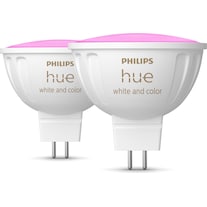 Philips Hue White & Colour Ambiance (GU5.3, 6.30 W, 400 lm, 2 x, G)