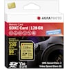 AGFAPHOTO SDXC UHS I 128 GB Professional Hoge Snelheid U3 V30 (SDXC, 128 GB, U3, UHS-I)