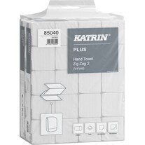 Katrin Papieren zakdoekjes 35311 PLUS Zig-Zag vouwen 2-laags 4.000 tissues (200 x)