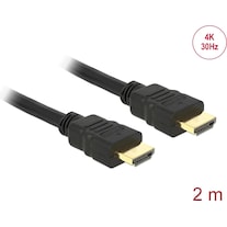 Delock HDMI (Type A) - HDMI (Type A) (2 m, HDMI)