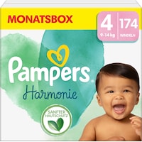Pampers Harmony (Size 4, Monthly box, 174 Piece)