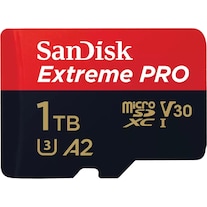 SanDisk Extreem PRO (microSDXC, 1000 GB, U3, UHS-I)