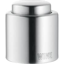 WMF Clever&More Wine Stopper with Inscription, Wine Bottle Stopper Ø 2,4 cm, Cromargan Stainless Steel