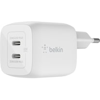 Belkin Dual USB-C GaN Ladegerät mit Power Deliver und PPS Technologie (45 W, Power Delivery)