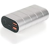 Verbatim Powerbank grijs/zilver metaal QC3 & USB-c (20000 mAh, 74 Wh)