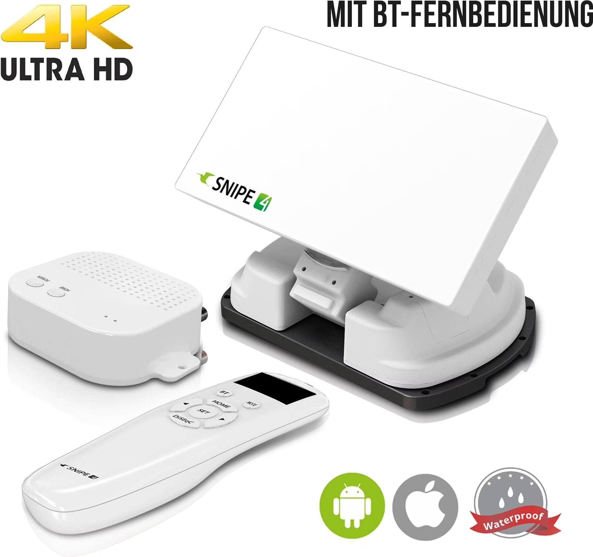 Test: SEHR GUT*] Selfsat Caravan Mobil Single Vollautomatische Satellitenantenne Incl. IOS