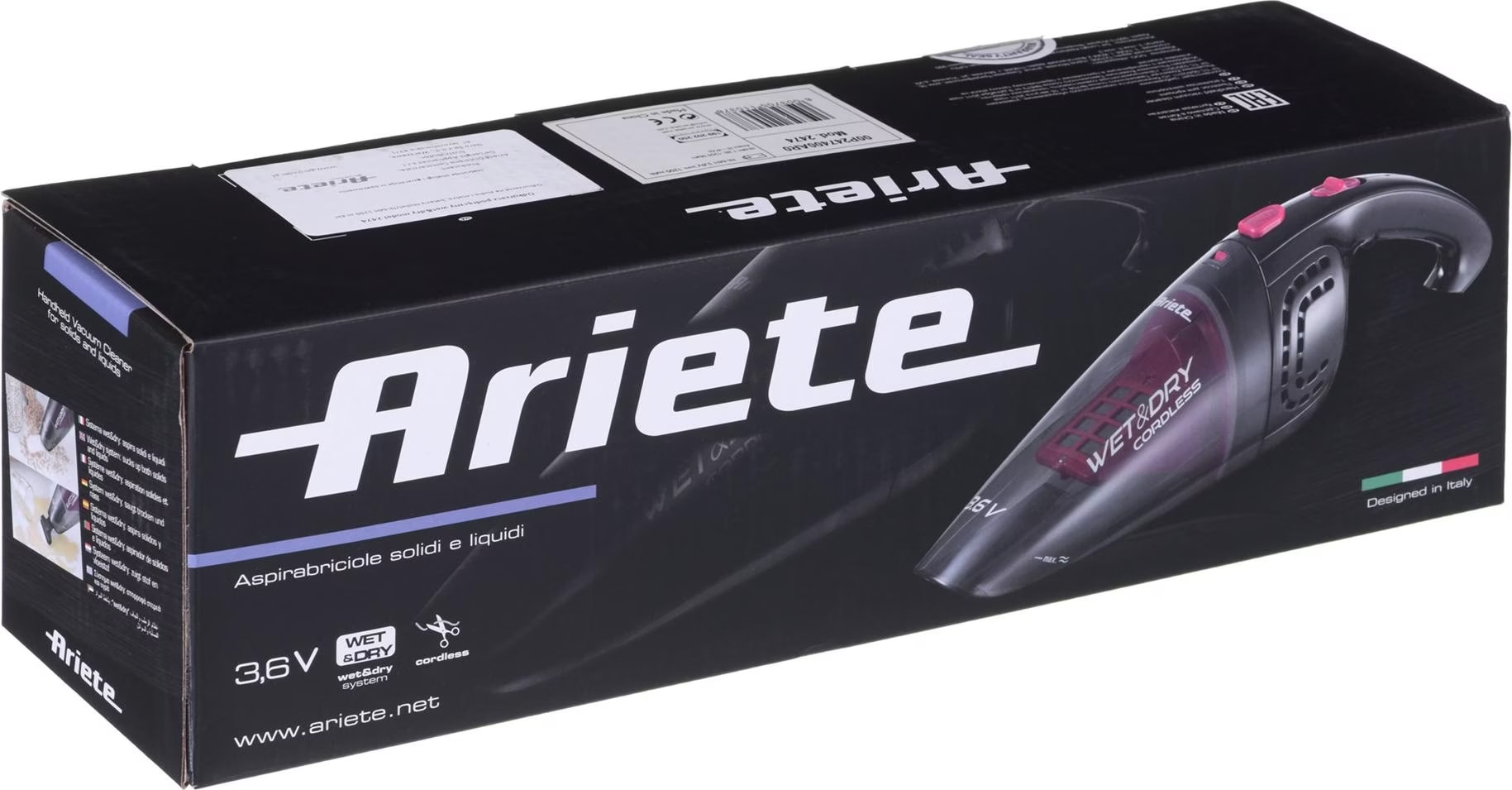 Ariete 2474 Bagless, Purple - buy at Galaxus - Galaxus
