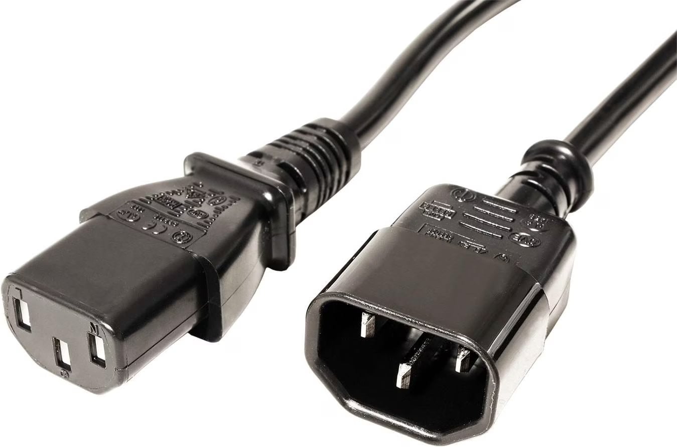 ROLINE GREEN stroomverlengkabel, IEC 320 C14 - C13, wit, 1,8 m kopen ? Electronic